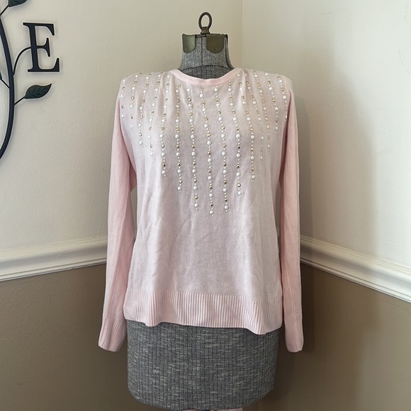 BYdesign | NWT Scoop Neck Sweater w/Scarf - Picture 2 of 5